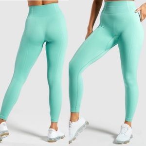 Gorgeous Gymshark Ultra Seamless spearmint leggings XS 💚